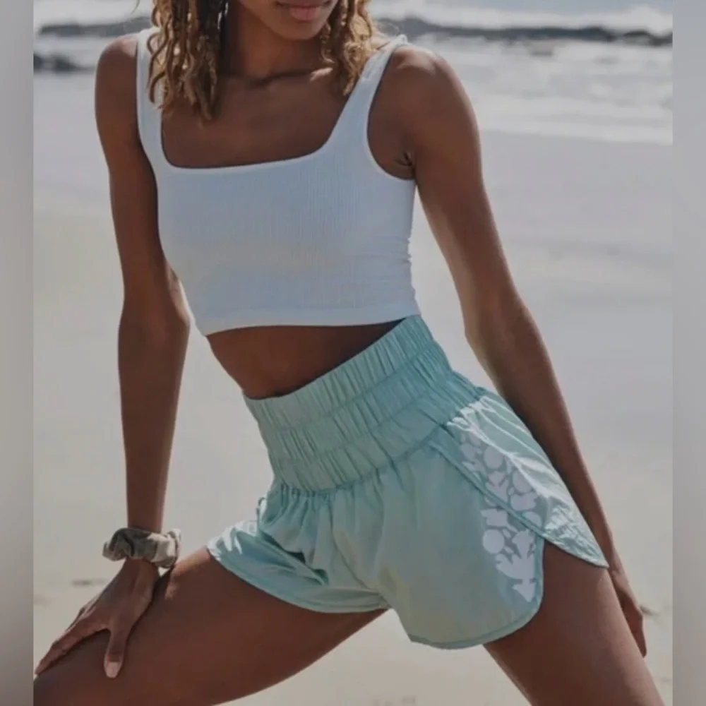 The Way Home Shorts ~  by Free People Movement 
Mint Green  *** NWOT *** - Picture 5 of 14